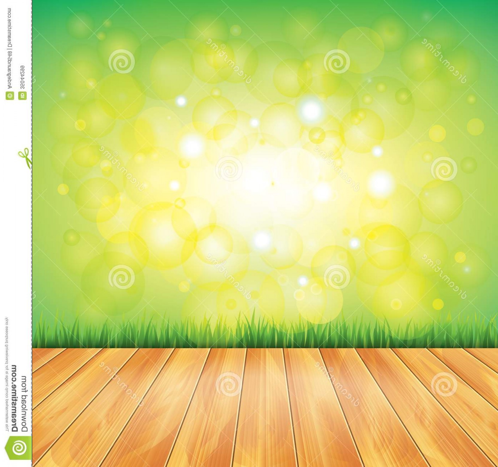 1665x1560 Royalty Free Stock Images Wood Floor Green Grass Vector Background