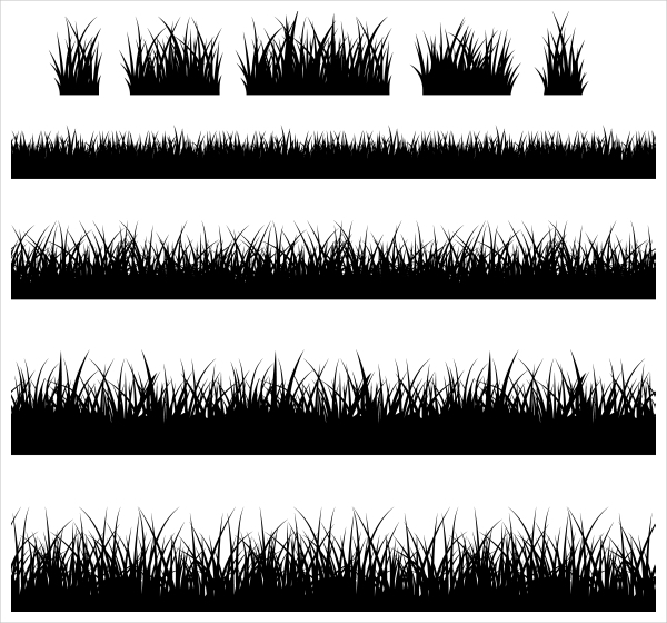 600x560 Grass Silhouette