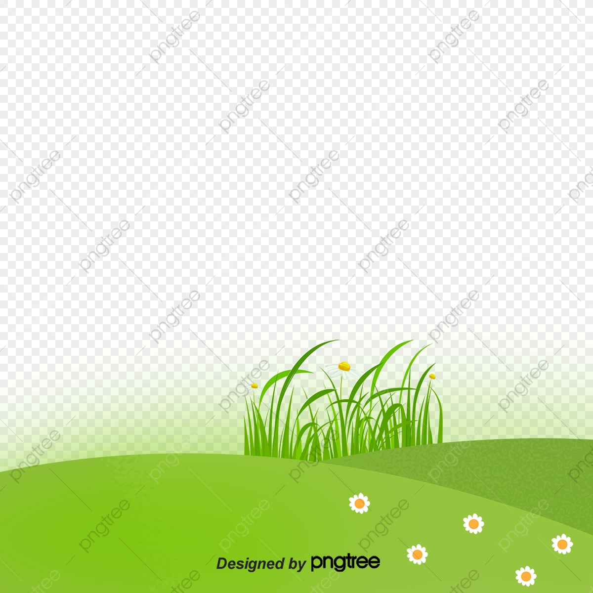 1200x1200 Cartoon Green Grass, Cartoon Vector, Green Vector, Grass Vector