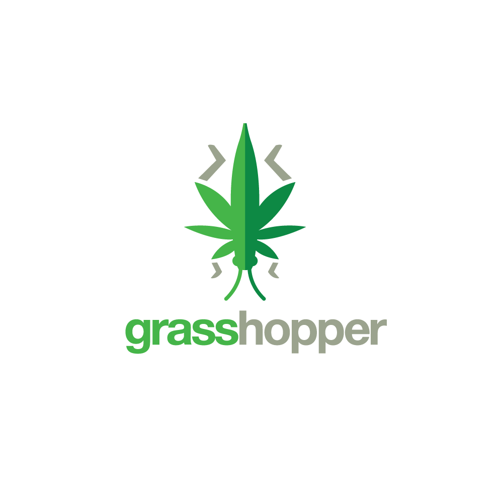 1000x1000 Sold Grasshopper Marijuana Leaf Logo Design Logo Cowboy