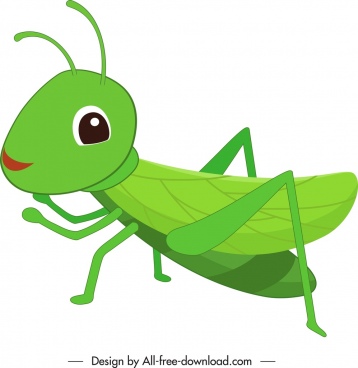 358x368 Vector Grasshopper For Free Download