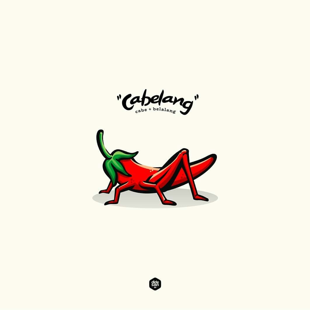 1062x1062 Grasshopper Pepper Lbranding Inspiration, Creative Logo, Vector