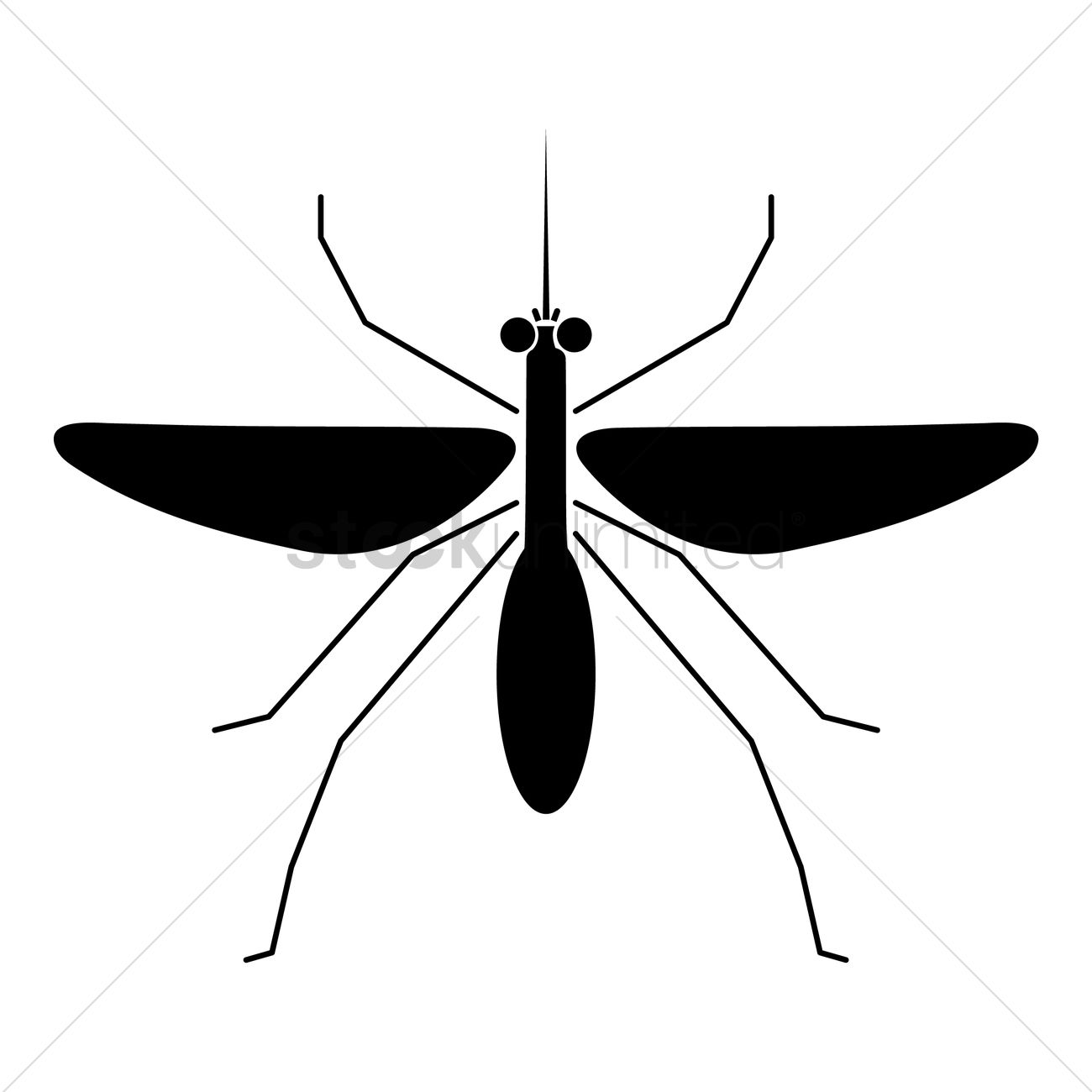1300x1300 Silhouette Of Grasshopper Vector Image
