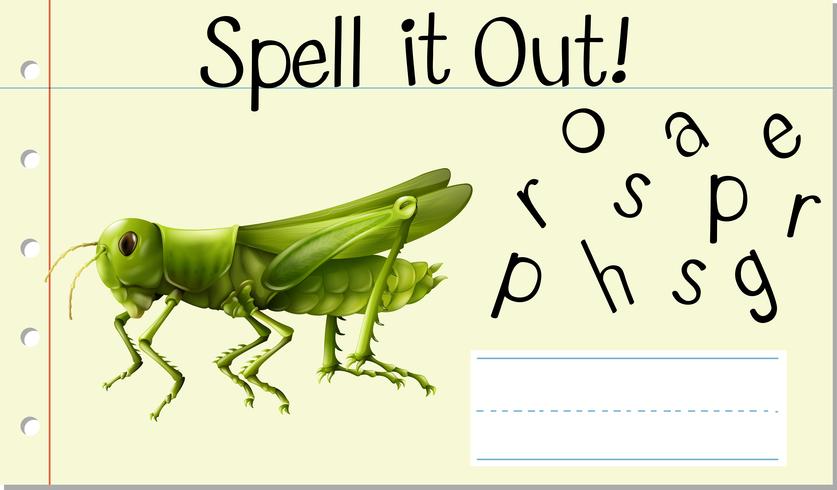 837x490 Spell It Out Grasshopper Vector