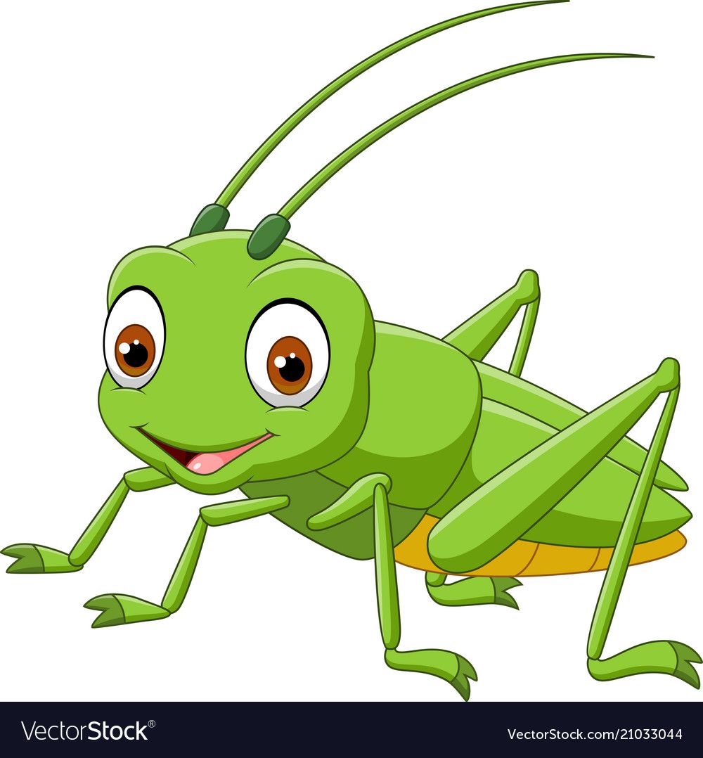 1000x1078 Cartoon Happy Grasshopper Royalty Free Vector Image