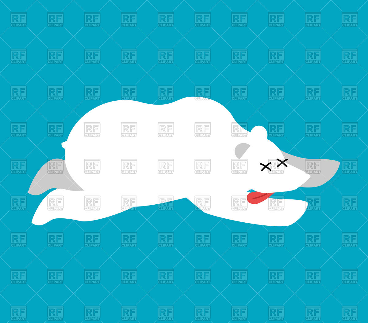 Dead Bear Clipart 1200x1056 Dead Bear Clipart