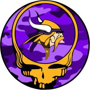 300x300 Grateful Dead Logo Purple Camo Yellow Skull Clip Art