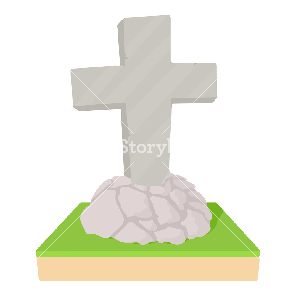 1000x1000 Grave Icon Cartoon Illustration Of Grave Vector Icon For Web