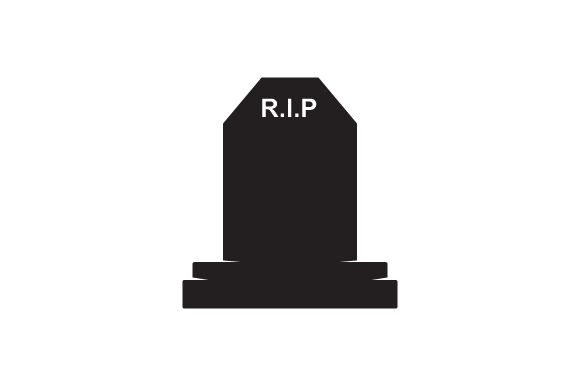 580x386 Grave Vector Icon Graphic