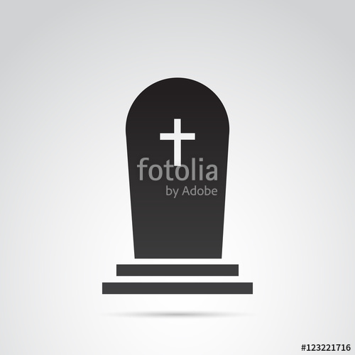 500x500 Grave Vector Icon Stock Image And Royalty Free Vector