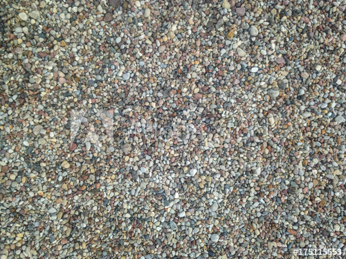 500x375 Gravel Textured Background Of Multicolored Stones Stock Vector