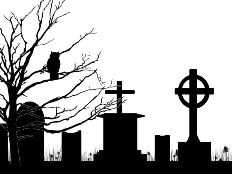 800x600 Graveyard Clipart Vector, Graveyard Vector Transparent Free
