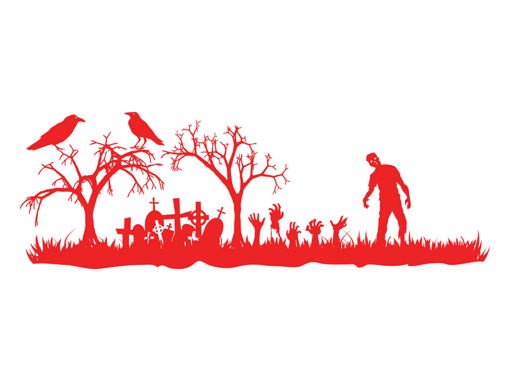 1024x765 Halloween Graveyard Graphics Vector Art Graphics