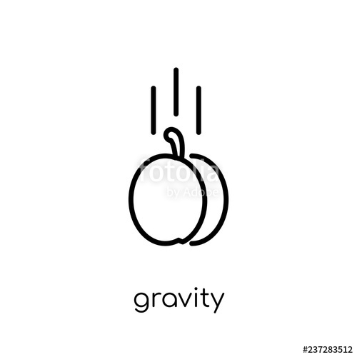 500x500 Gravity Icon From Collection Stock Image And Royalty Free Vector