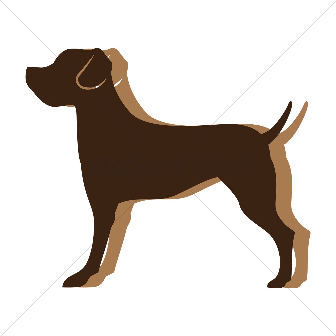 1300x1300 Great Dane Vector Image