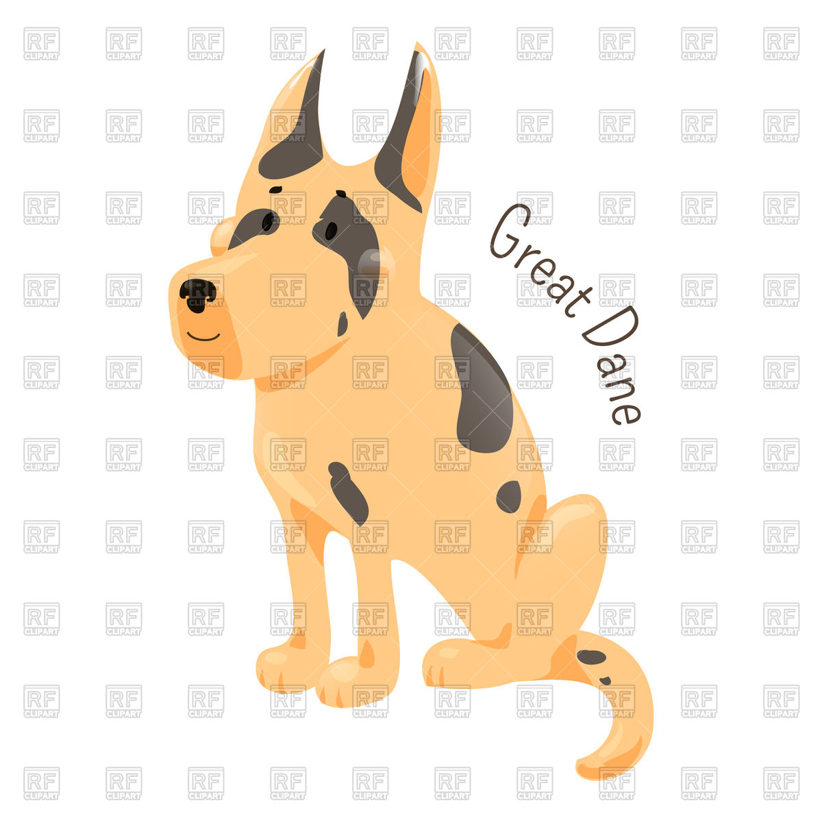 1200x1200 Great Dane Vector Image Of Plants And Animals Kannaa