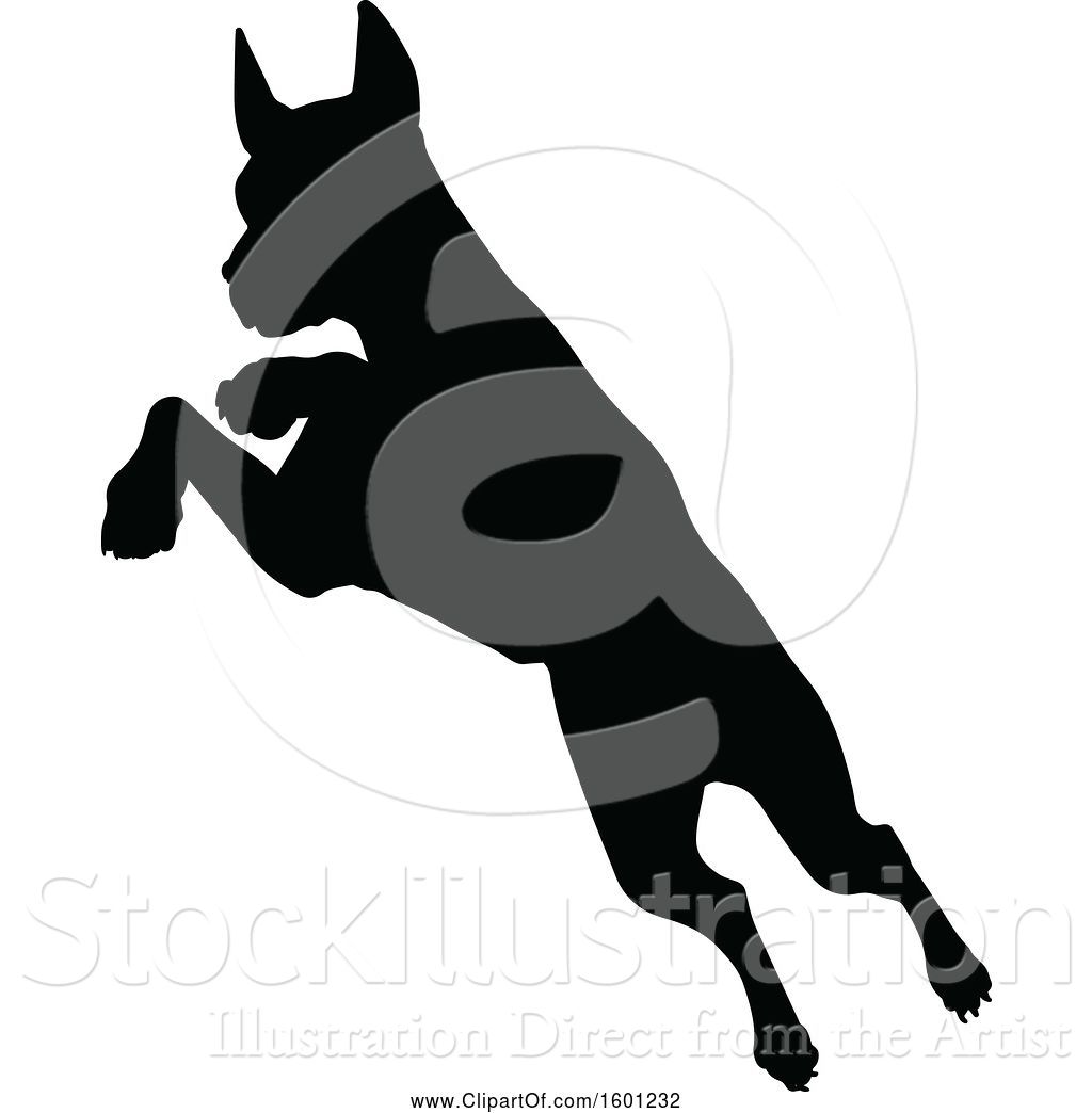 1024x1044 Vector Illustration Of Silhouetted Great Dane Dog