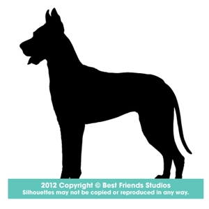 300x300 Huge Collection Of 'great Dane Silhouette' Download More Than