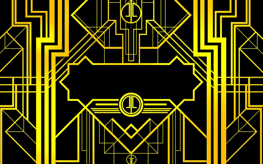 900x561 The Great Gatsby Art Deco Style In Illustrator And Photoshop