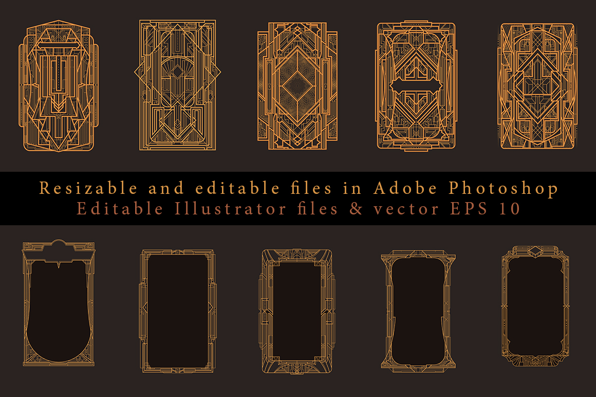 1160x772 Great Gatsby Pattern Vector