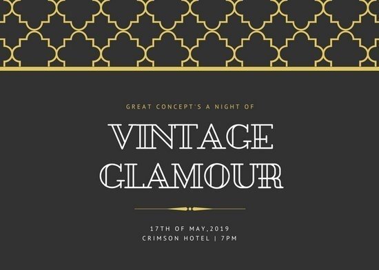 550x392 Great Gatsby Invitation Vector Carinsurancequotesla Xyz