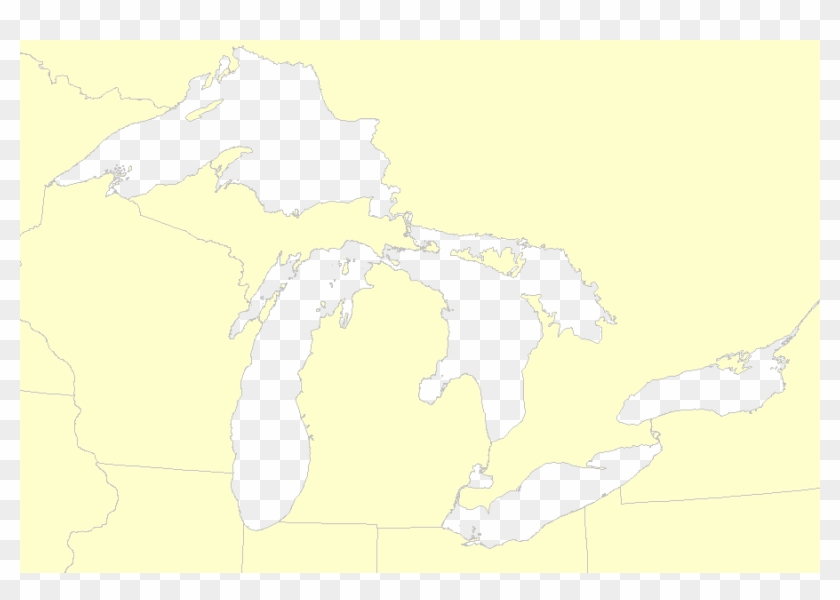 840x600 Great Lakes Currents Map