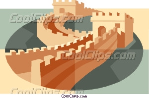 Great Wall Of China Vector Clip Art 300x198 Great Wall Of China Vector Clip Art