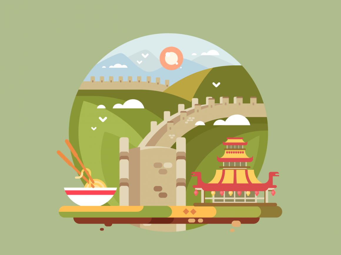 Great Wall Of China Illustration 1160x870 Great Wall Of China Illustration