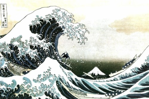 The Great Wave Off Kanagawa Vector at Vectorified.com | Collection of ...