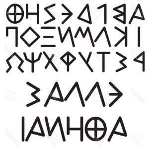 300x300 Photomodern Greek Alphabet In The Ancient Greek Style Catchsplace