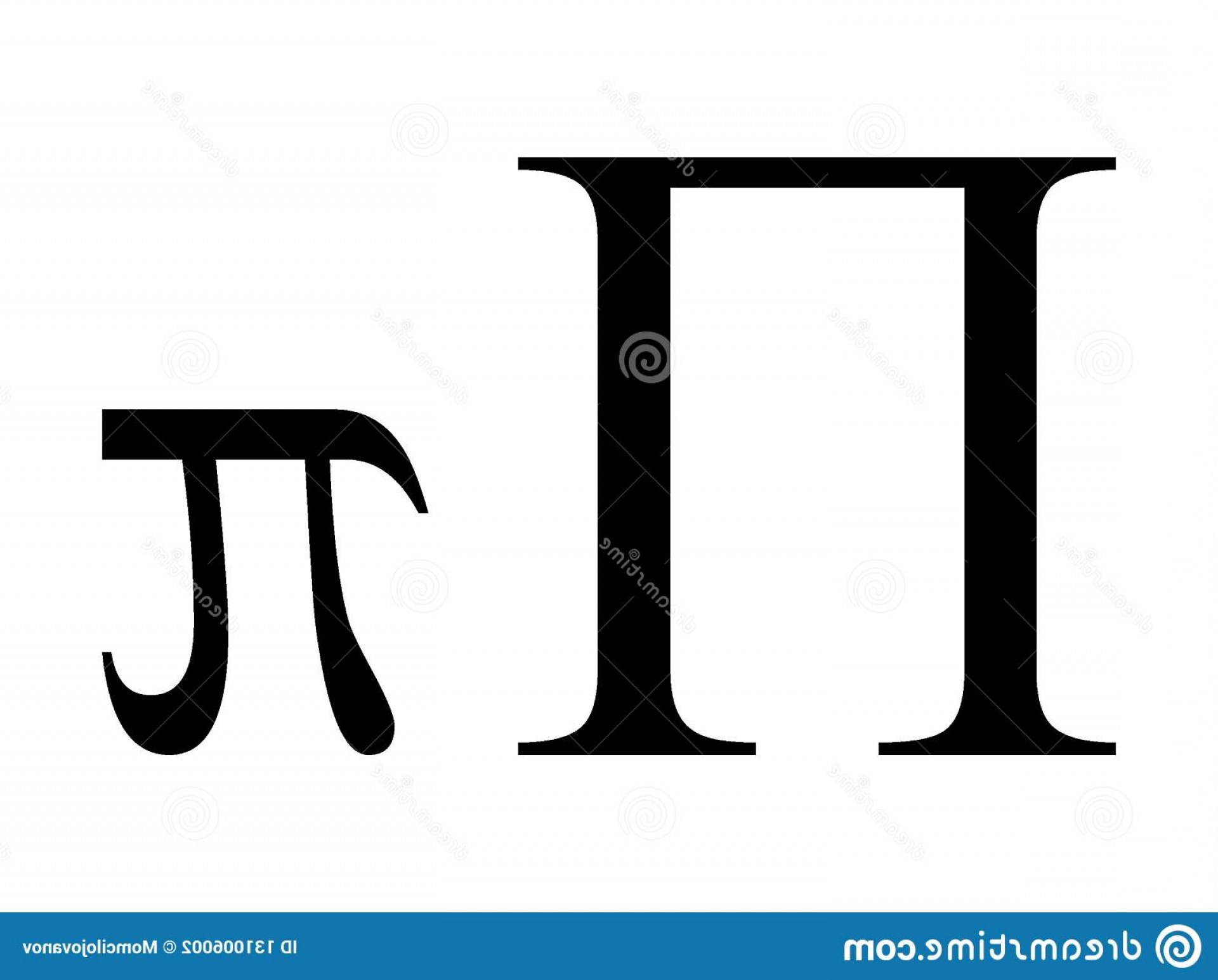 1920x1546 Vector Illustration Greek Alphabet Letter Pi Greek Alphabet Letter