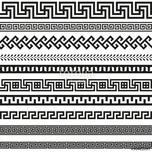 500x500 Old Greek Border Designs Stock Image And Royalty Free Vector