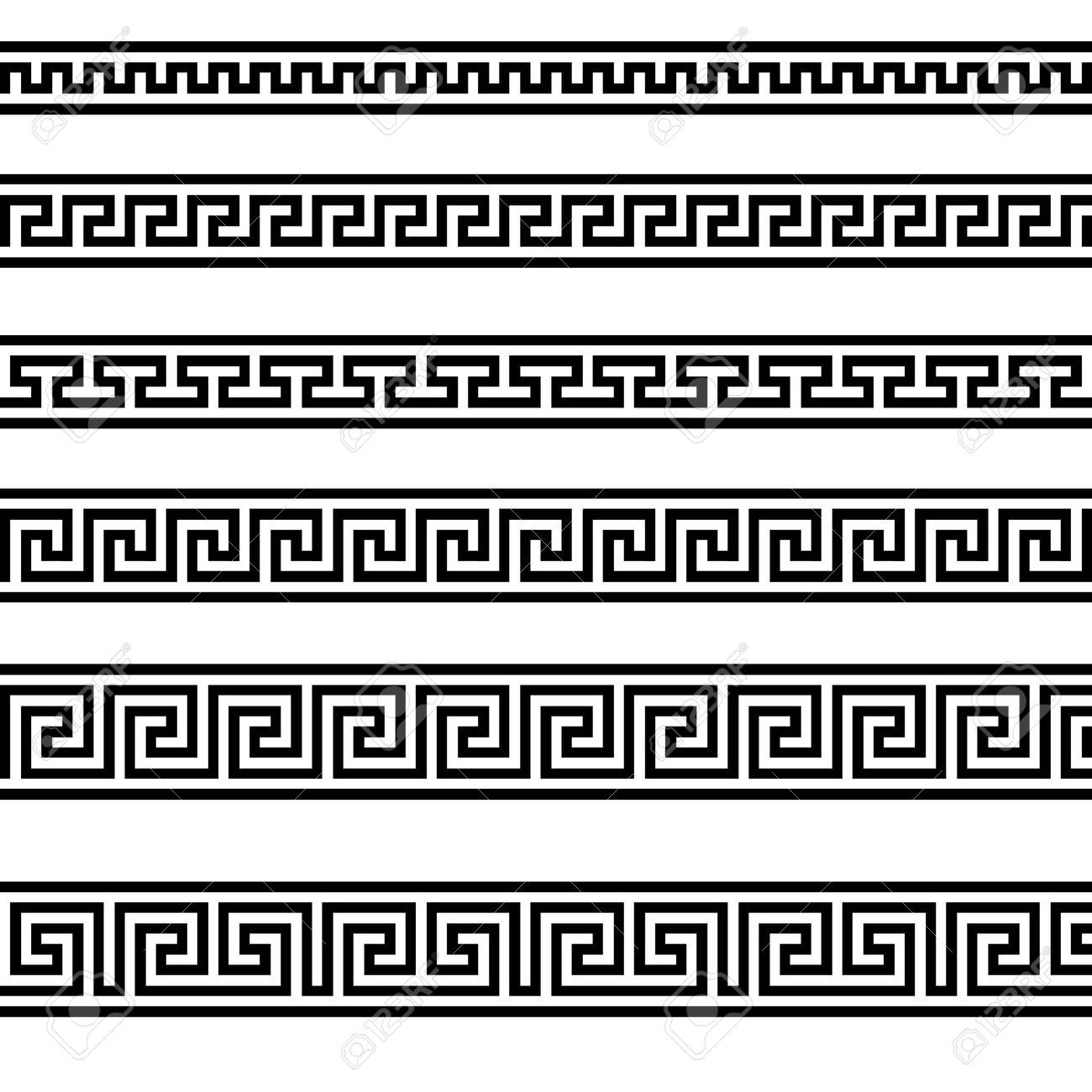 1300x1300 Stock Vector Designs For Sewing And Quilts Greek Pattern