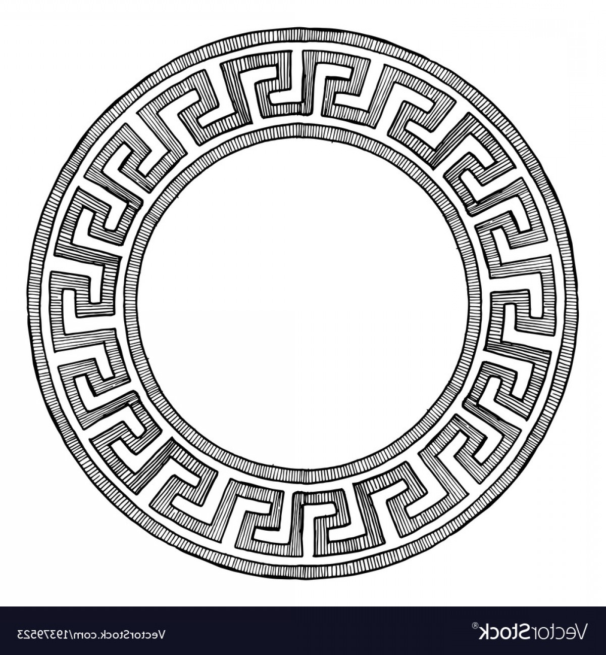 Ancient Greek Round Ornament Vector Soidergi 1200x1296 Ancient Greek Round Ornament Vector Soidergi