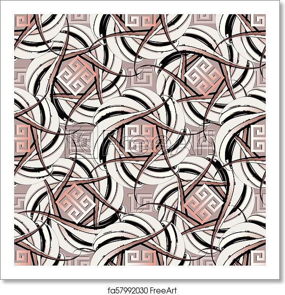 Free Art Print Of Intricate Greek Key Vector Seamless Pattern 561x581 Free Art Print Of Intricate Greek Key Vector Seamless Pattern