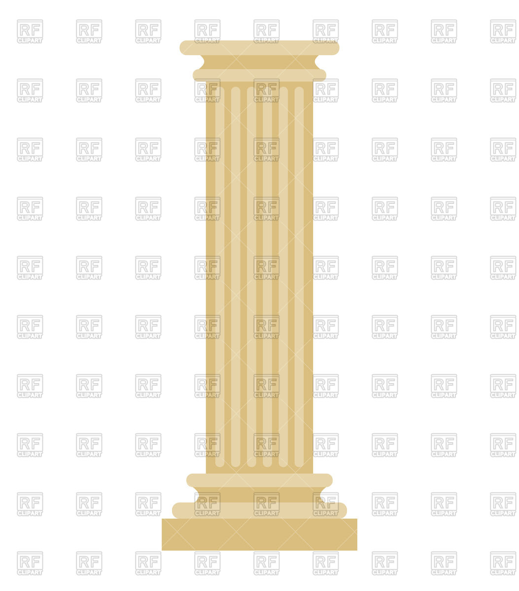 Греческие мраморные колонны вектор