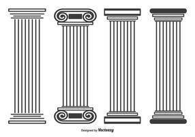 286x200 Roman Pillar Free Vector Art