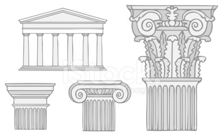 450x274 Classical Greece Style Columns Vector Stock Vectors