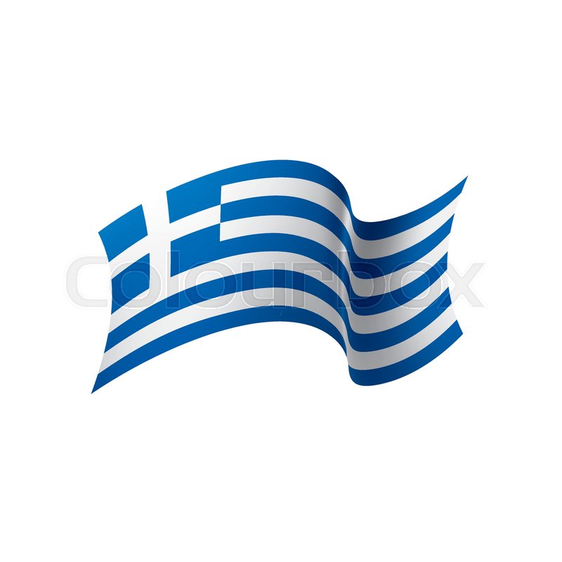 800x800 Greece Flag, Vector Illustration On A Stock Vector Colourbox