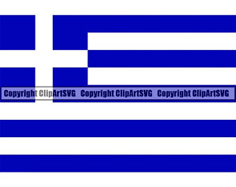 340x270 Greece Flag Vector Etsy