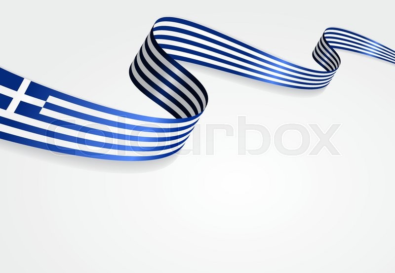 800x553 Greek Flag Wavy Abstract Background Stock Vector Colourbox