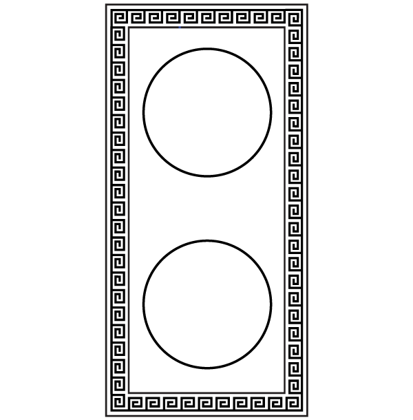 Free Greek Frame Vector 600x610 Free Greek Frame Vector