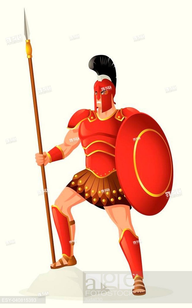 656x1050 Greek God And Goddess Vector Illustration Series, Ares, God Of War