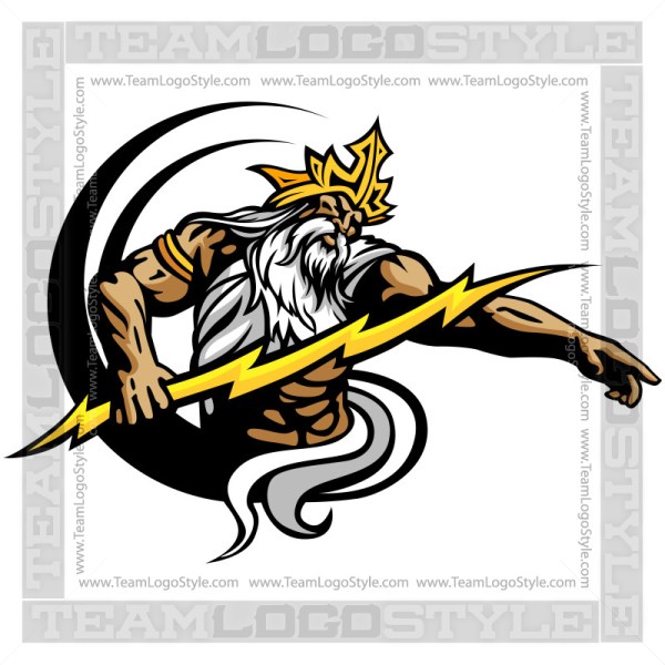 600x600 Zeus God Clipart