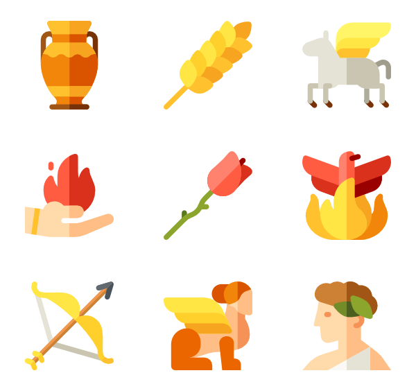 Greek God Icons 600x564 Greek God Icons