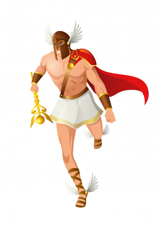 Greek Gods And Goddess Hermes Vector Premium Download 626x885 Greek Gods And Goddess Hermes Vector Premium Download