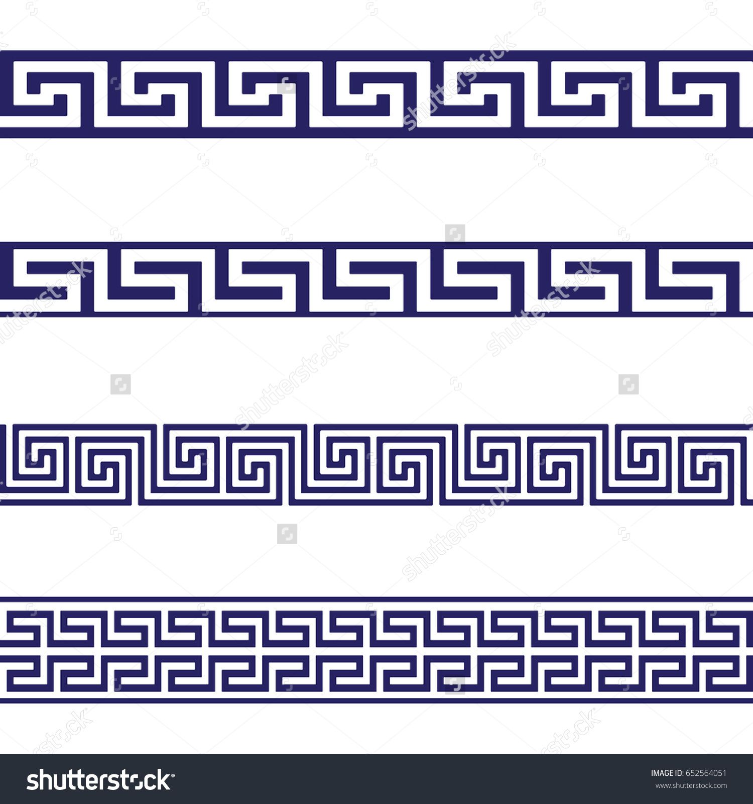 1500x1600 Greek Key Seamless Border Patterns Blue Vector Gt Border