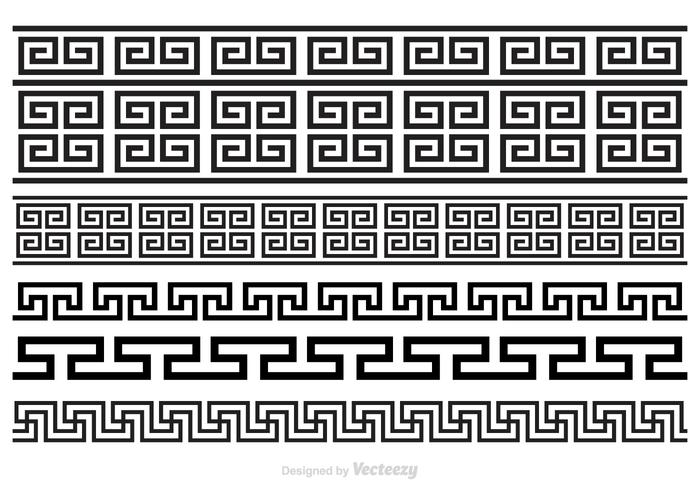 700x490 Free Greek Key Brushes Vector