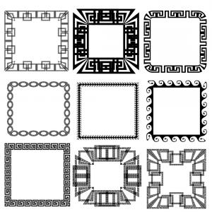 300x300 Free Greek Key Vector Borders Newwaysys