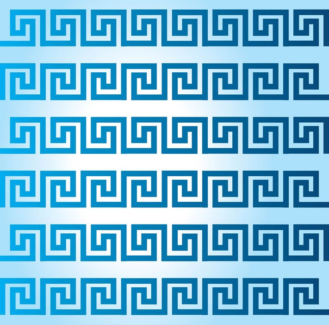 646x638 Free Download Of Greek Pattern Vector Graphic